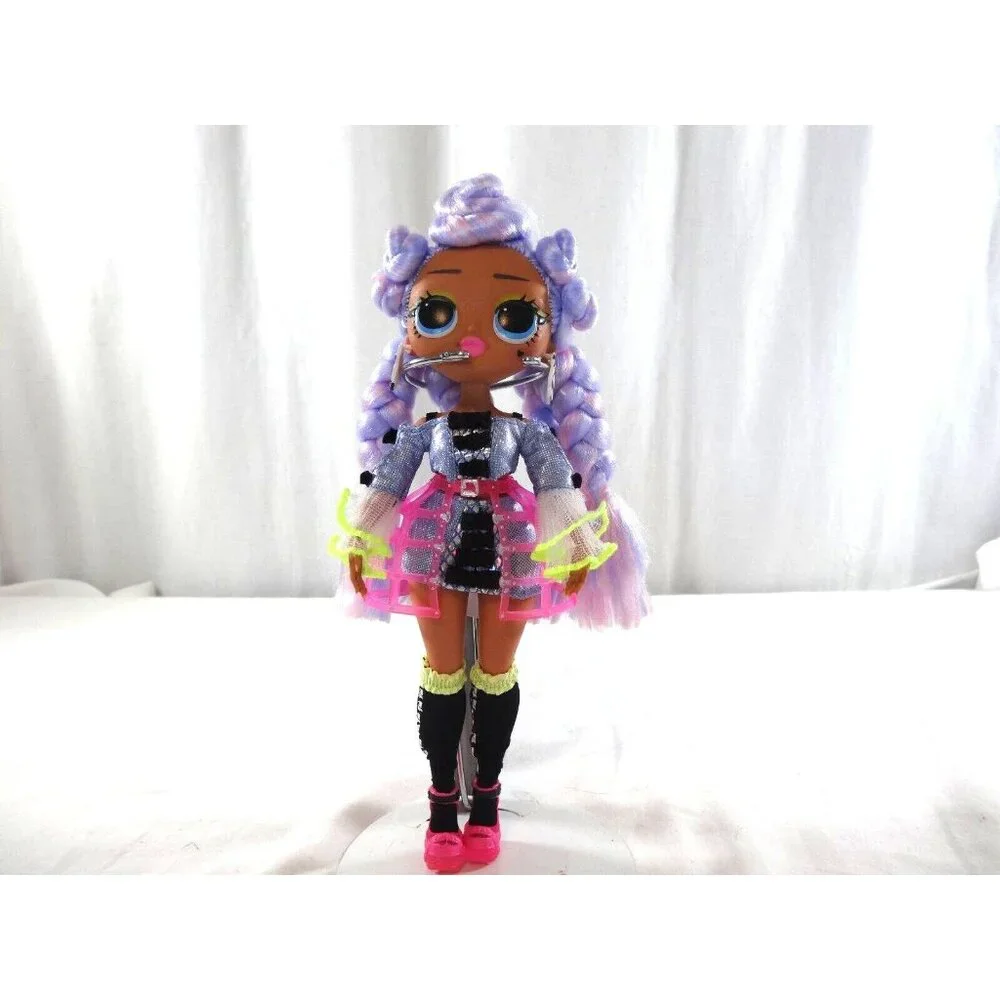 MGA LOL Surprise! OMG Dance Dance Dance Miss Royale Doll Purple Hair W/ Outfit a